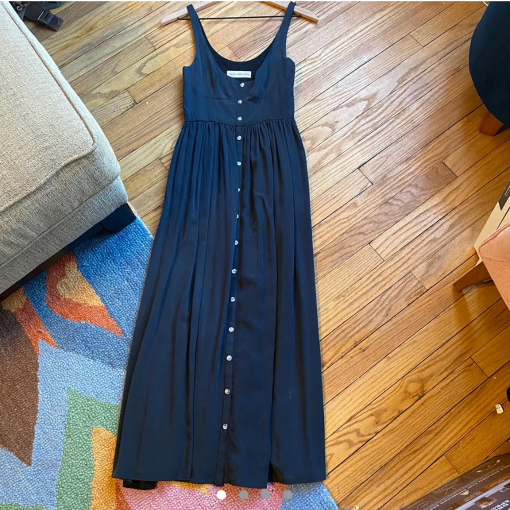 mara hoffman midi dress